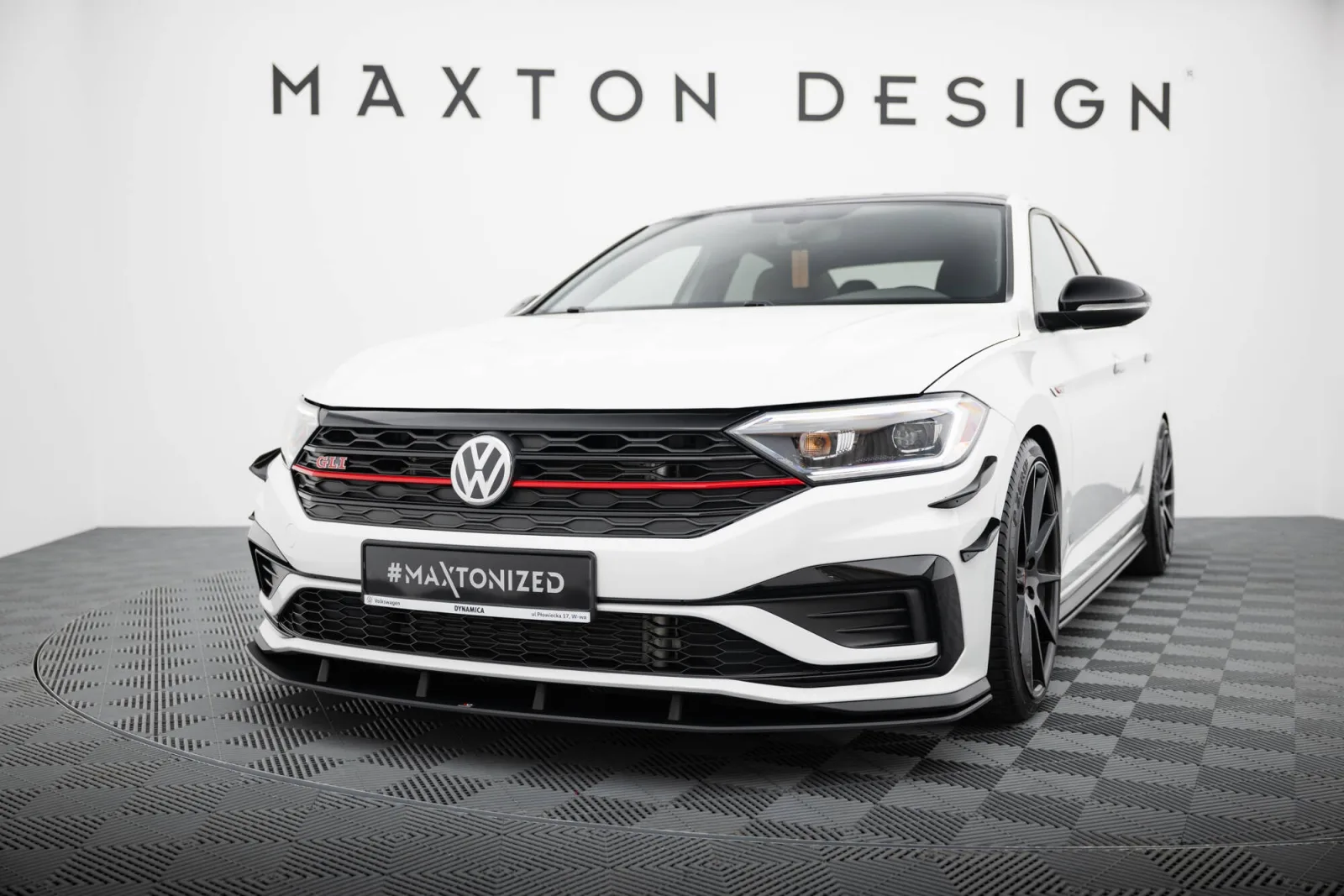 Front Splitter Street Pro compatible with Volkswagen Jetta GLI Mk7