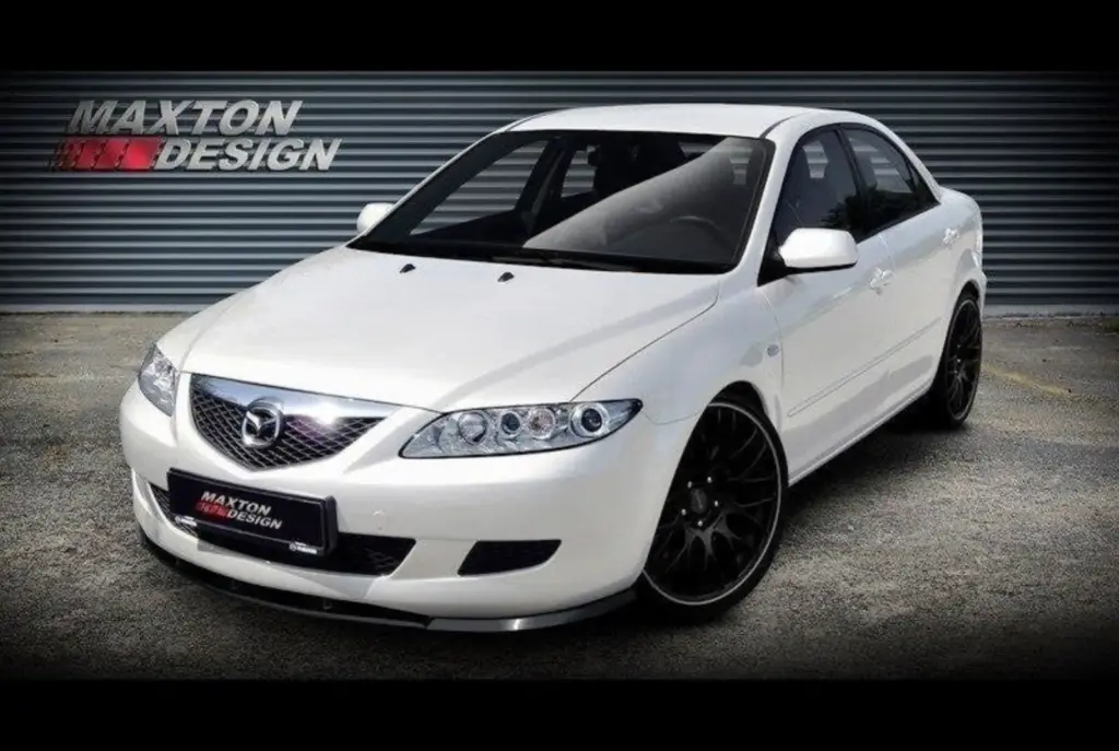 Front Splitter compatible with Mazda 6 MK1 Pre-Facelift 02-05