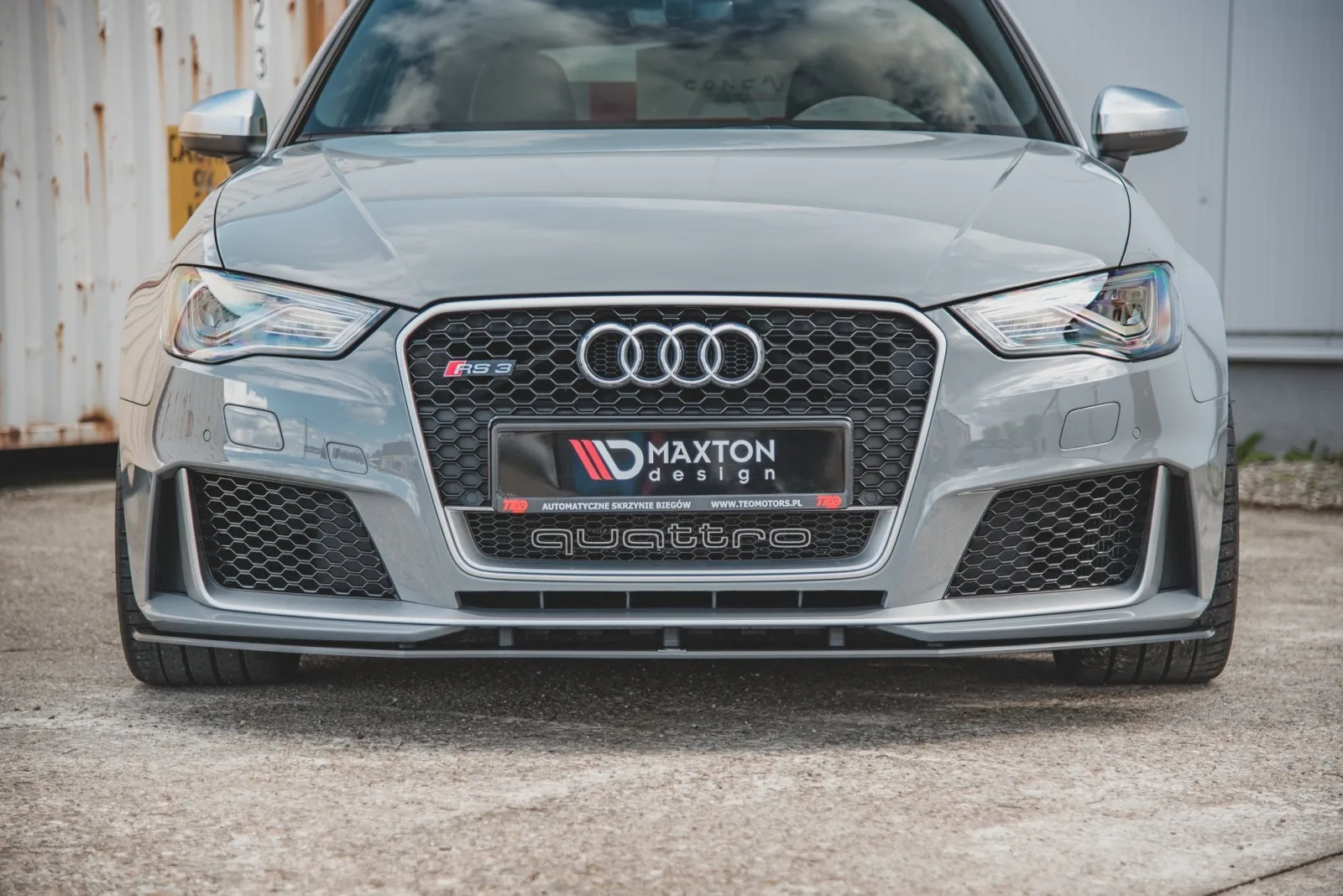Front Splitter Street Pro compatible with Audi RS3 8V Sportback