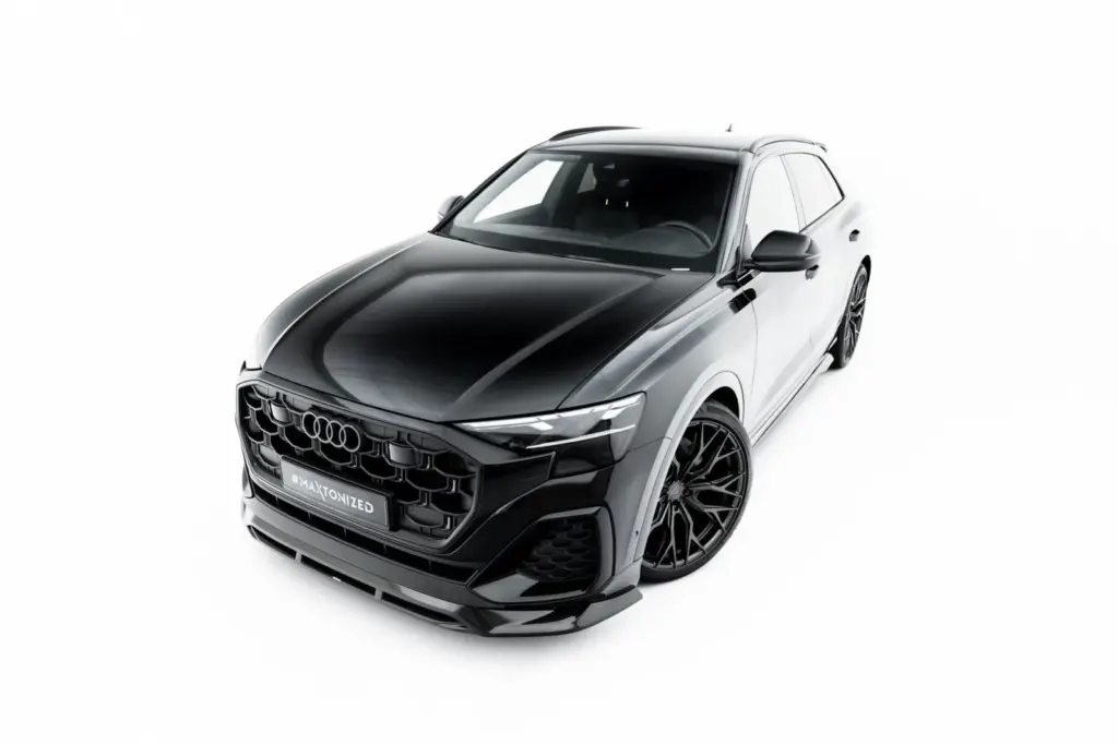 Prepreg Carbon Front Splitter compatible with Audi SQ8 / Q8 S-Line Mk1 Facelift