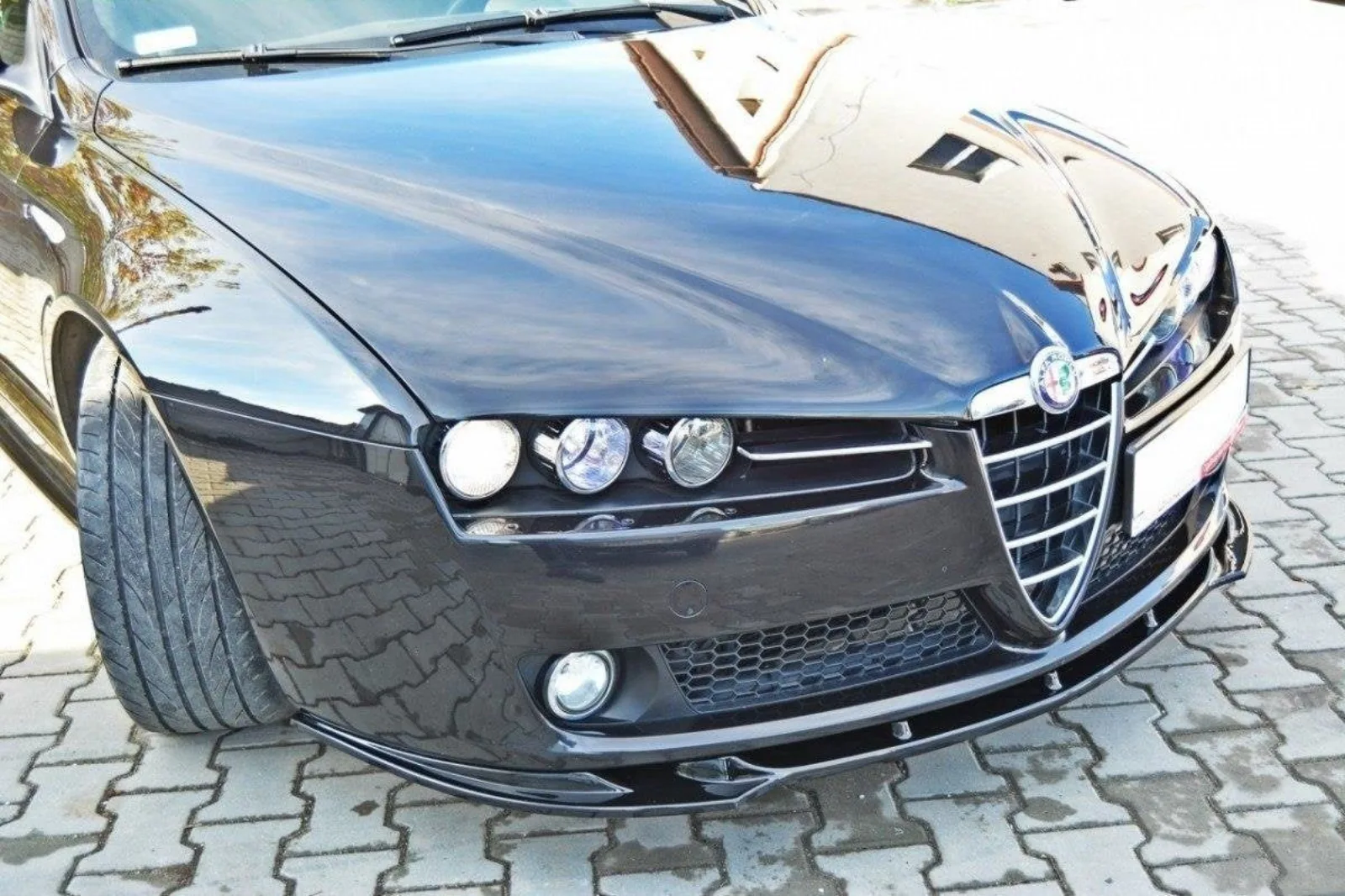 Front Splitter compatible with Alfa Romeo 159 V.1