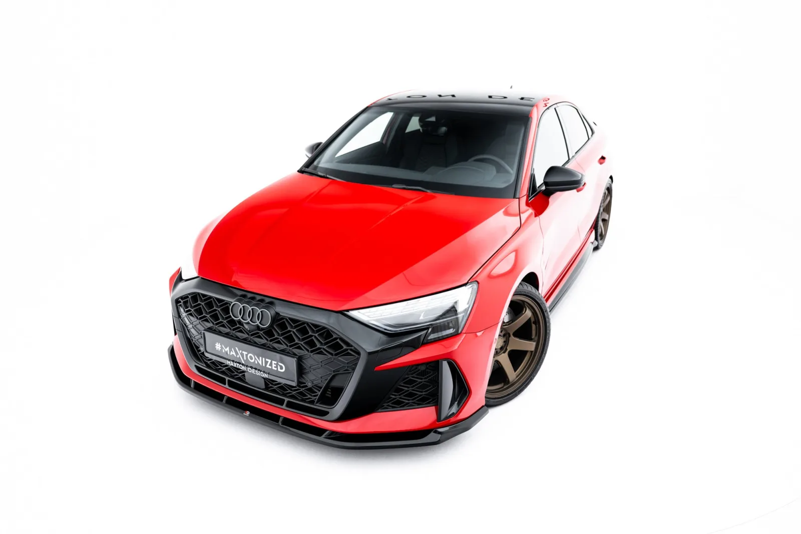Front Splitter V.1 compatible with Audi RS3 Sedan 8Y Facelift