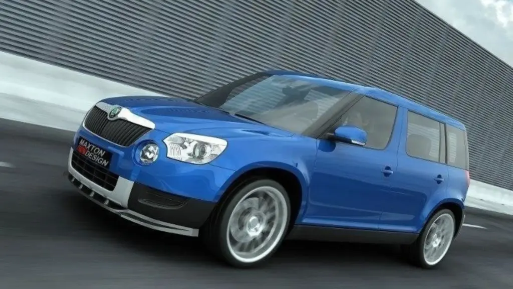 Front Splitter compatible with Skoda Yeti