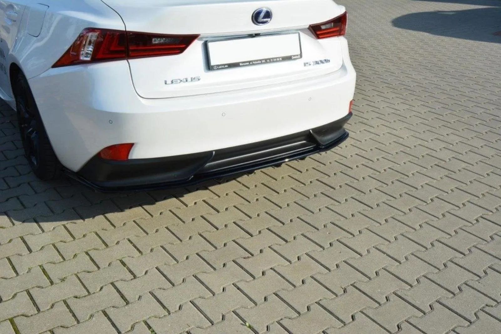 Rear Splitter compatible with Lexus IS Mk3 H (With Diffuser)