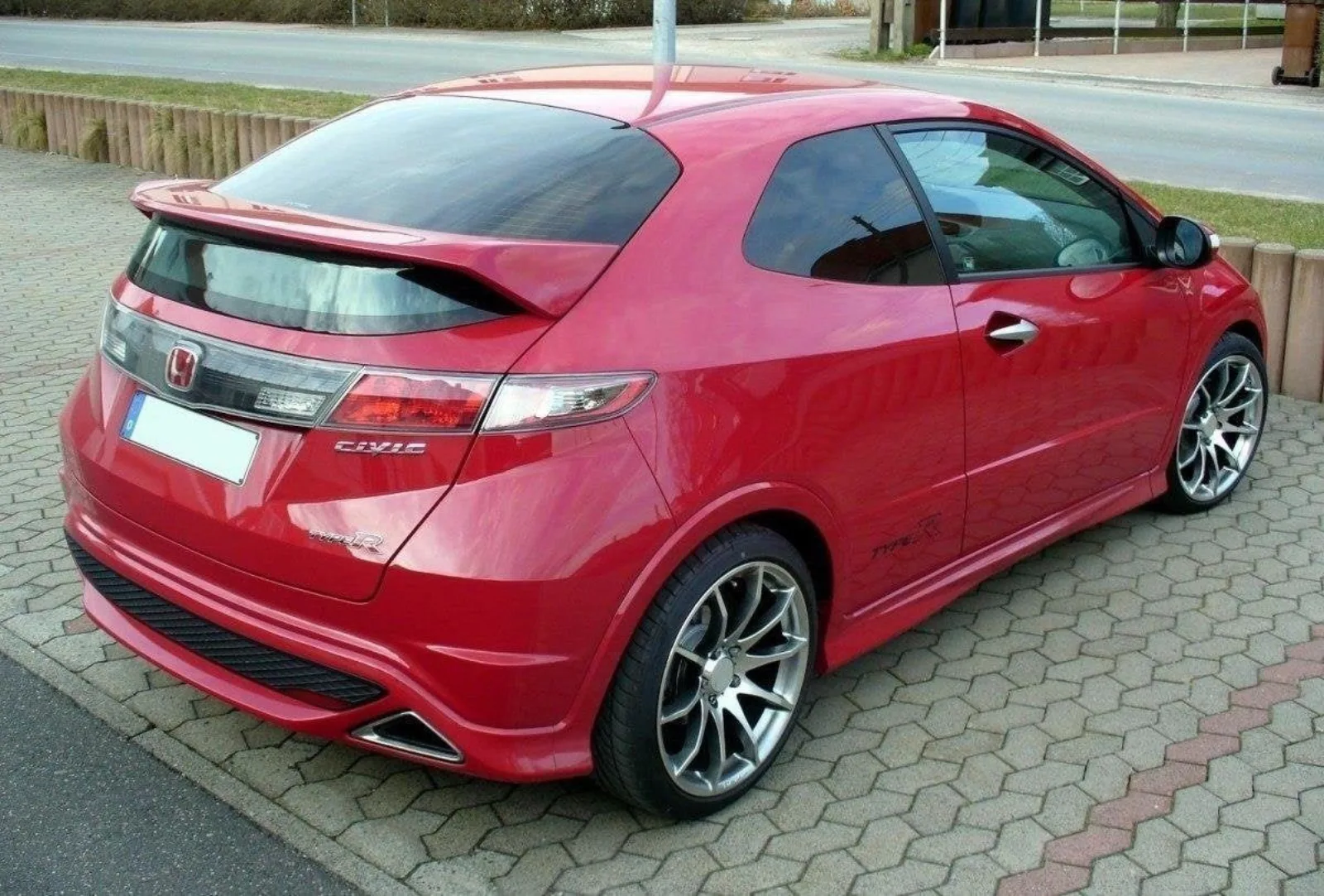 Spoiler Rear compatible with Honda Civic VIII HB