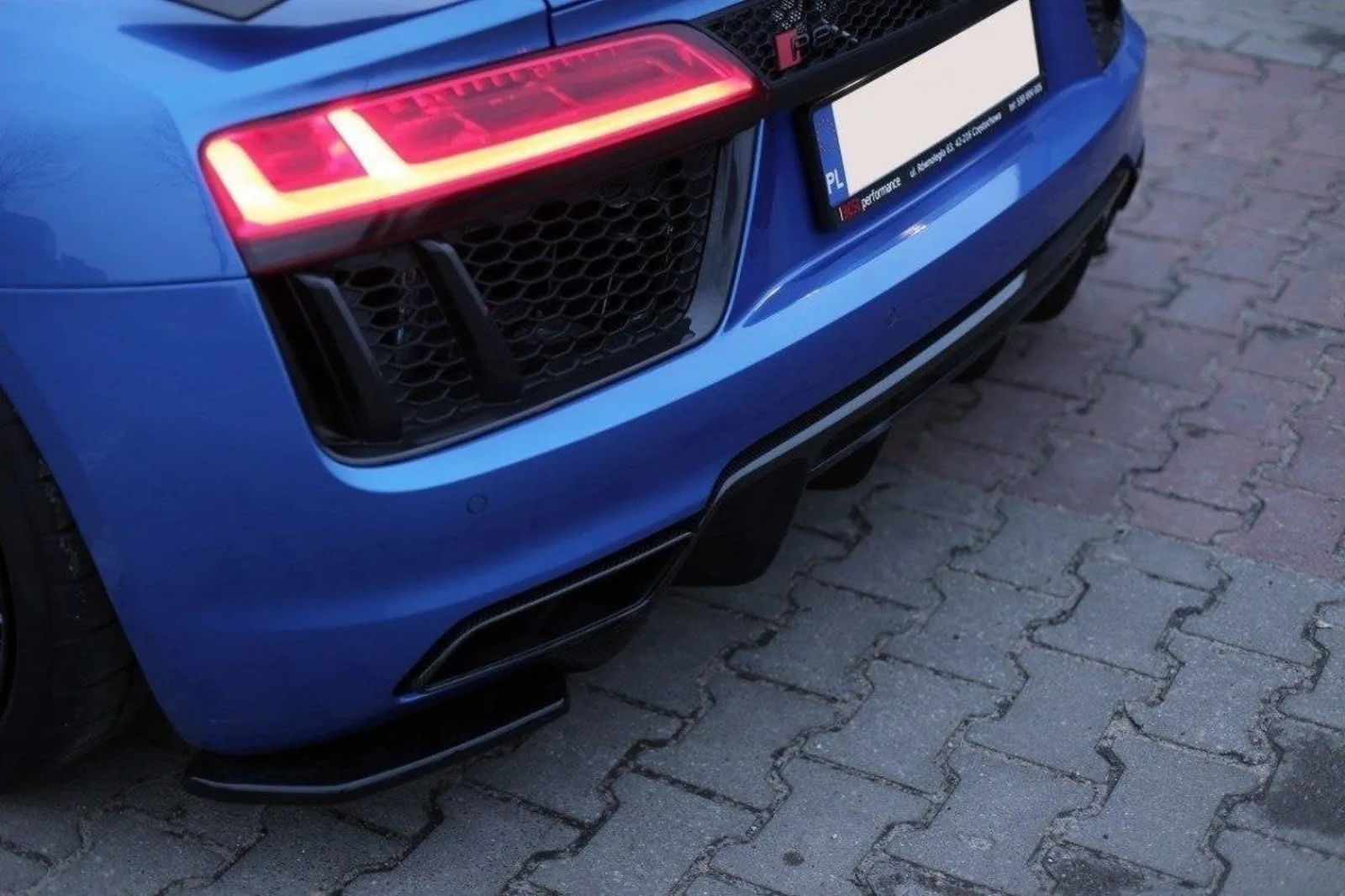 Rear Side Splitters compatible with Audi R8 Mk.2