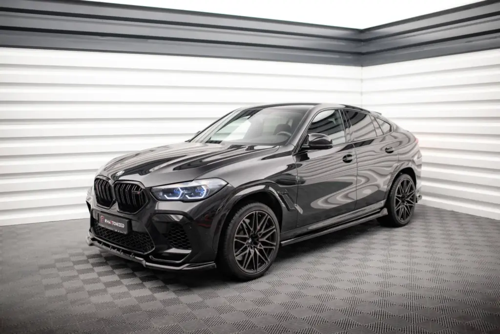 Side Skirts Diffusers V.2 compatible with BMW X6 M F96 / X6 M-Pack G06