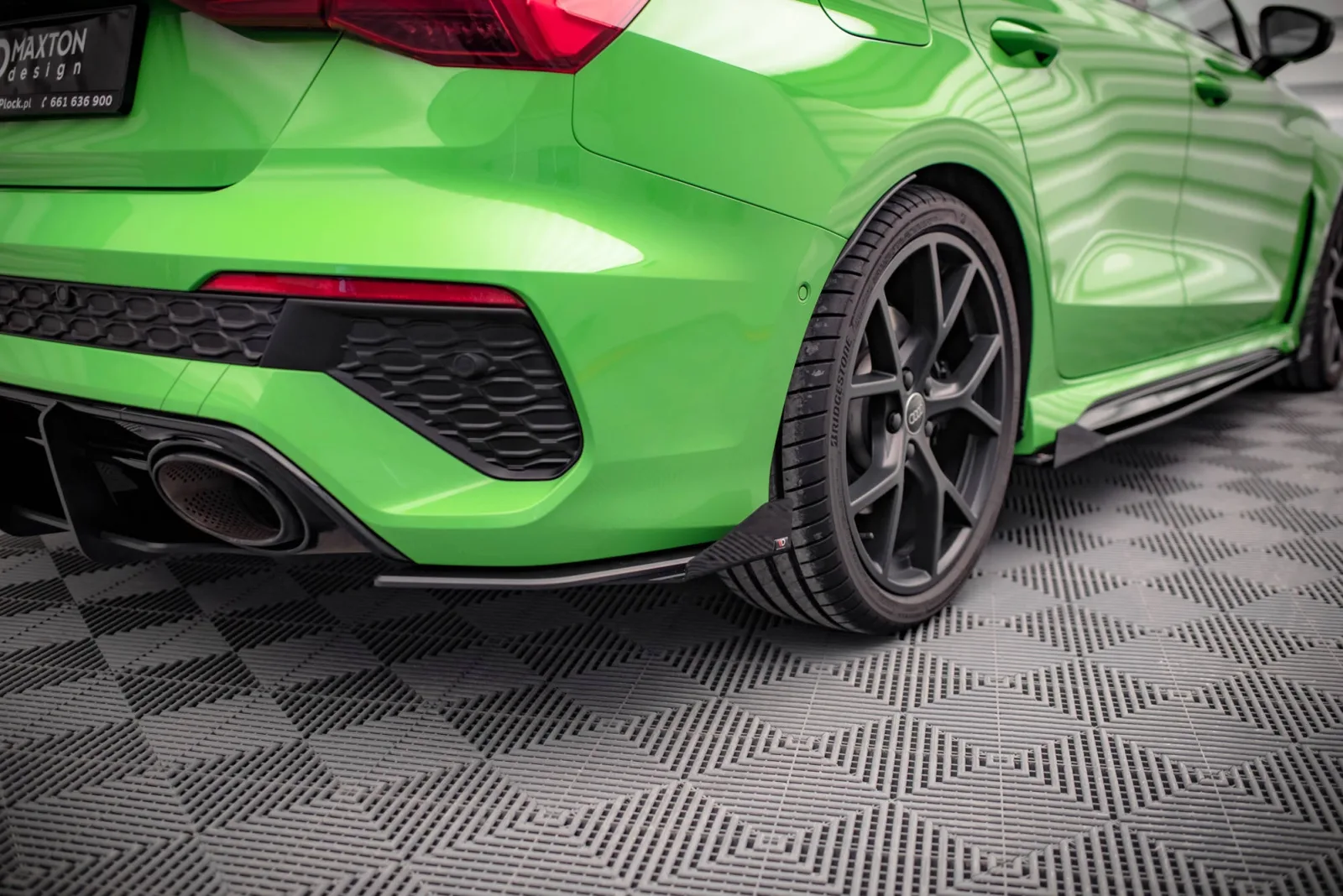 Rear Side Flaps compatible with Audi RS3 Sedan 8Y