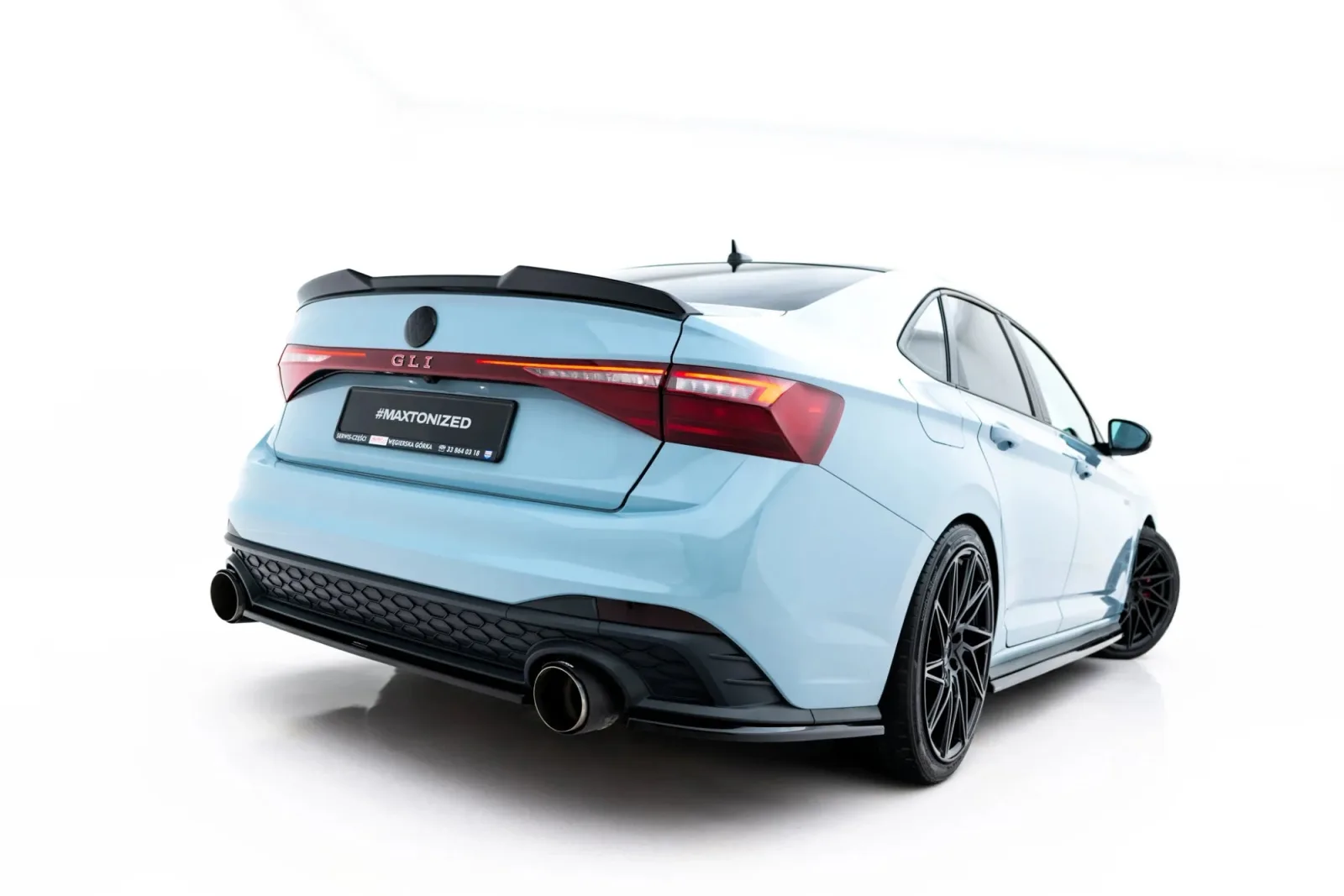 Rear Splitter compatible with Volkswagen Jetta GLI Mk7 Facelift 2