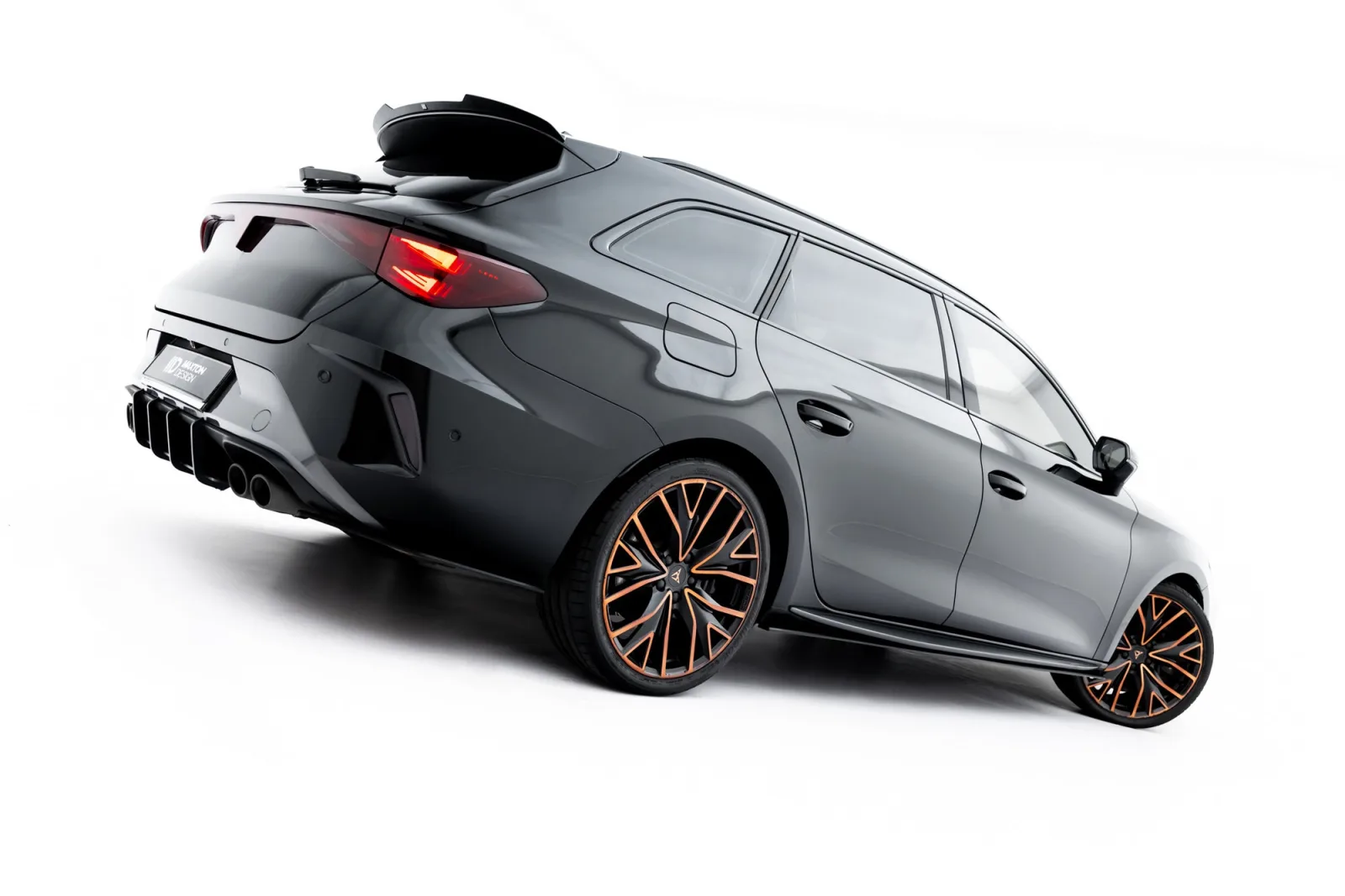 Side Skirts Diffusers Street Pro compatible with Cupra Leon ST / Hatchback Aero Mk1 / Mk1 Facelift