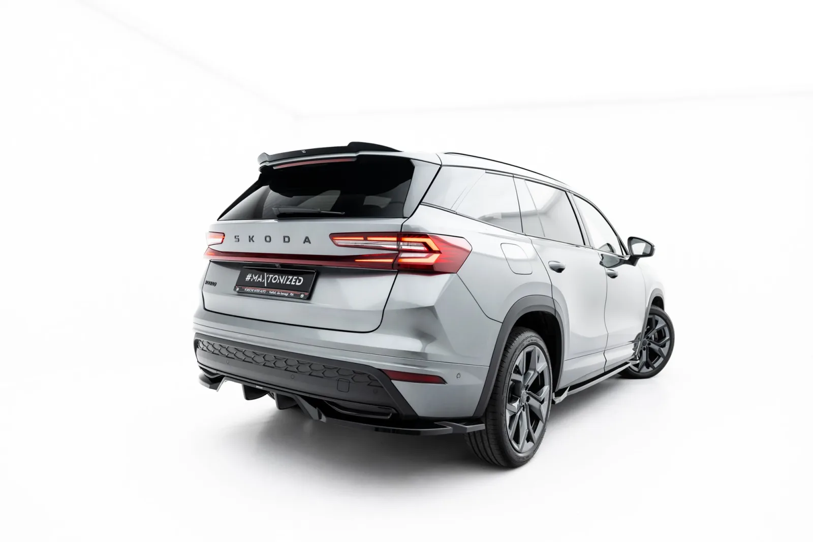 Rear Splitter (With Diffuser) compatible with Skoda Kodiaq Sportline Mk2