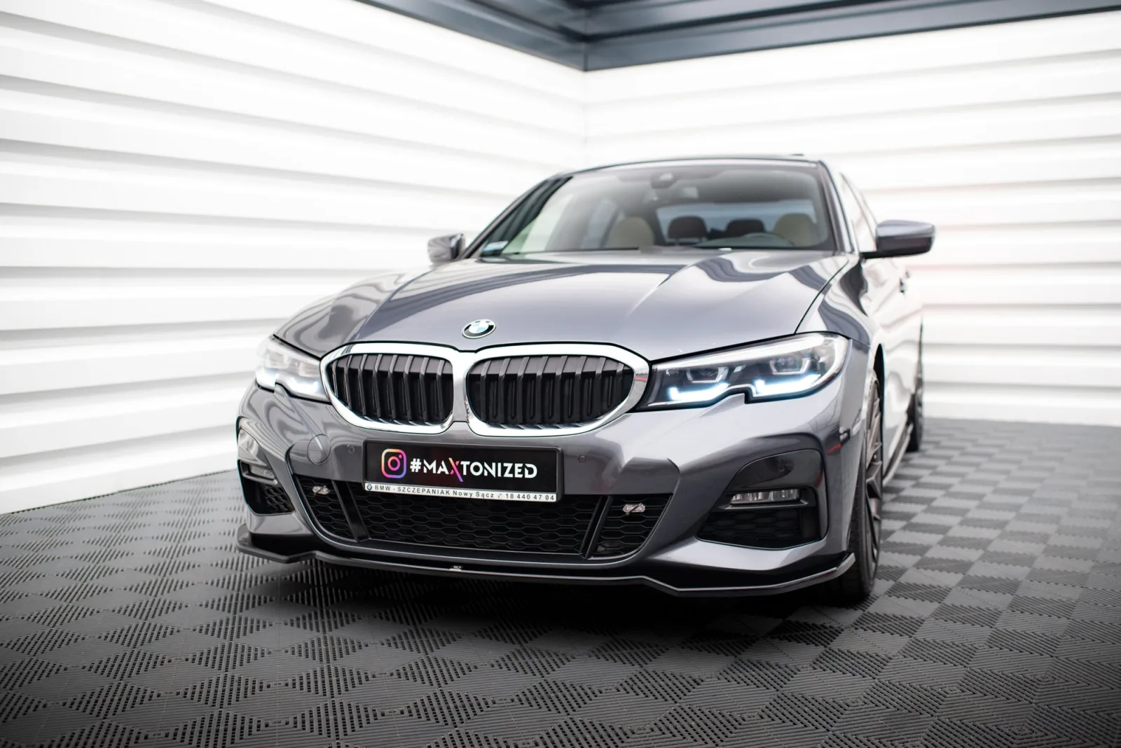 Front Splitter V.2 compatible with BMW 3 M-Pack G20