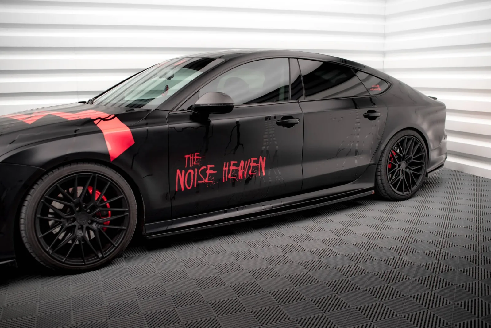 Side Skirts Diffusers compatible with Audi A7 RS7 Look C7