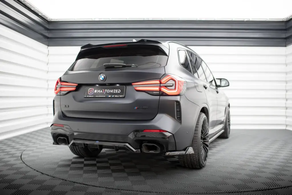 Rear Splitter (With Diffuser) compatible with BMW X3 M-Pack G01 Facelift