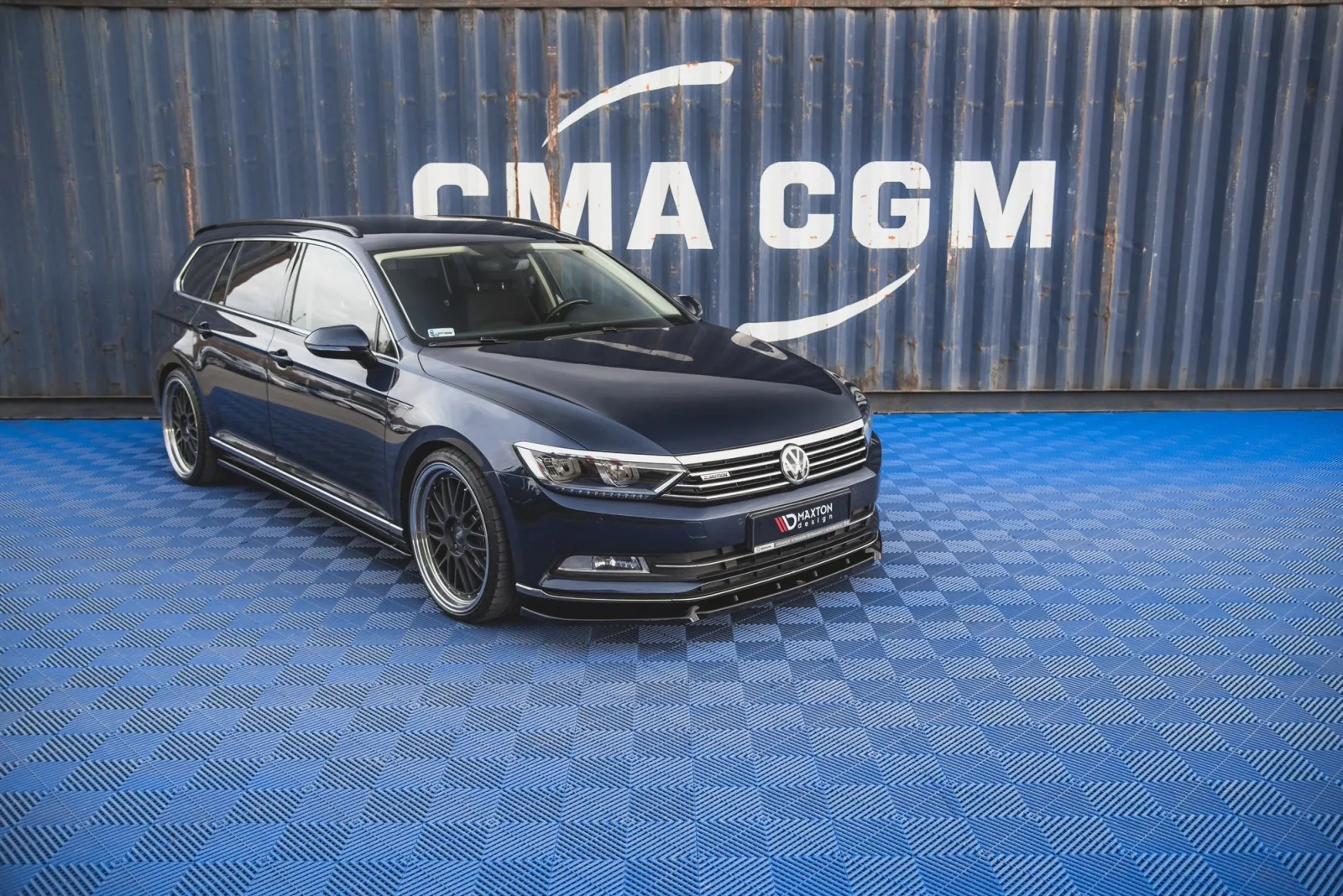 Front Splitter V.2 compatible with Volkswagen Passat B8
