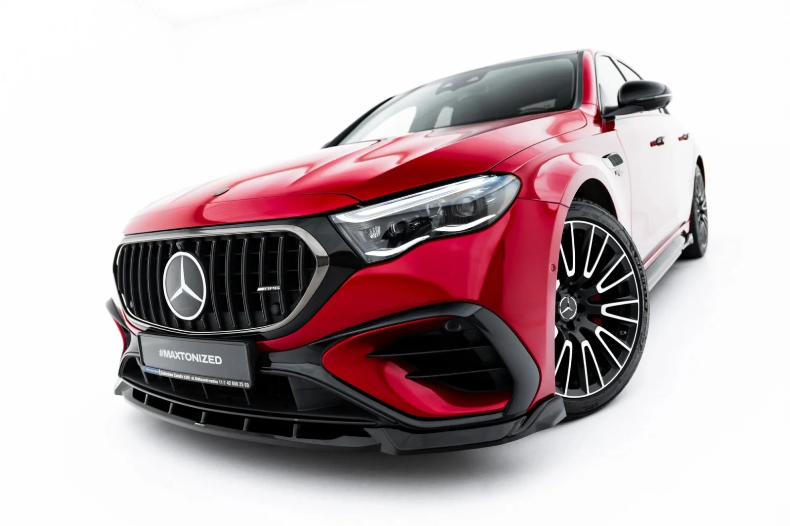 Front Splitter compatible with Mercedes-AMG E53 Sedan / Estate W214