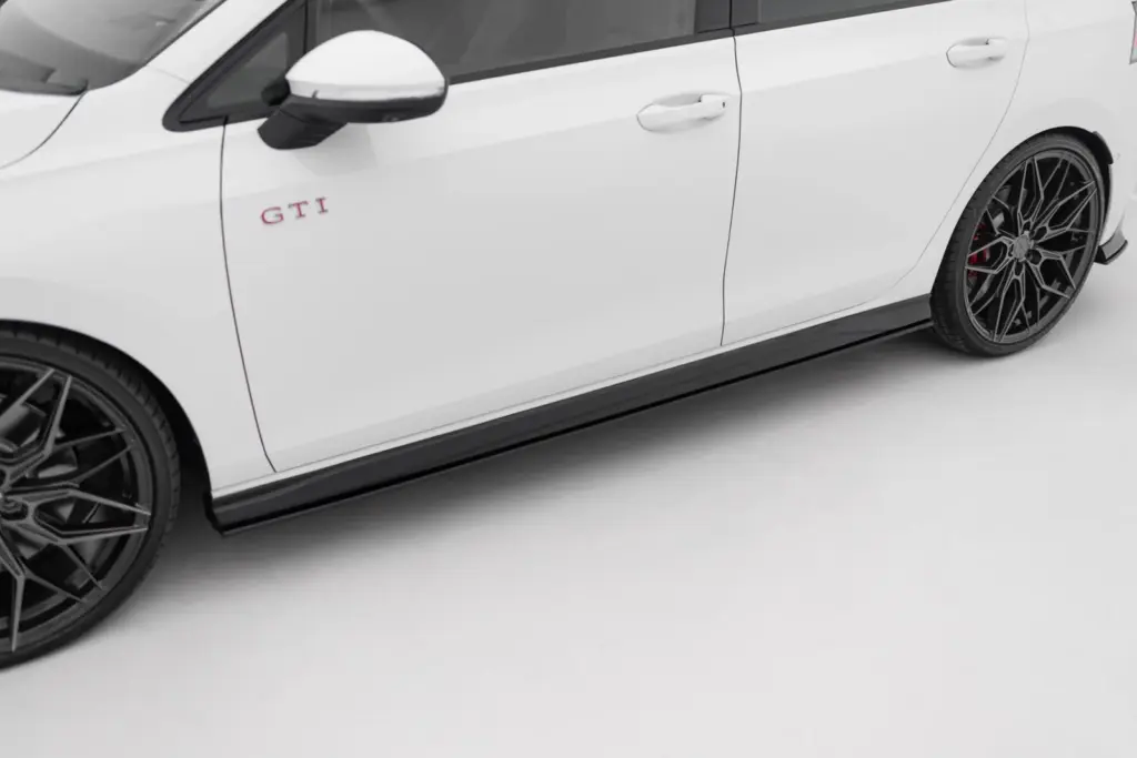Side Skirts Diffusers Street Pro V.2 compatible with Volkswagen Golf GTI / GTE / GTI Clubsport / R-Line Mk8
