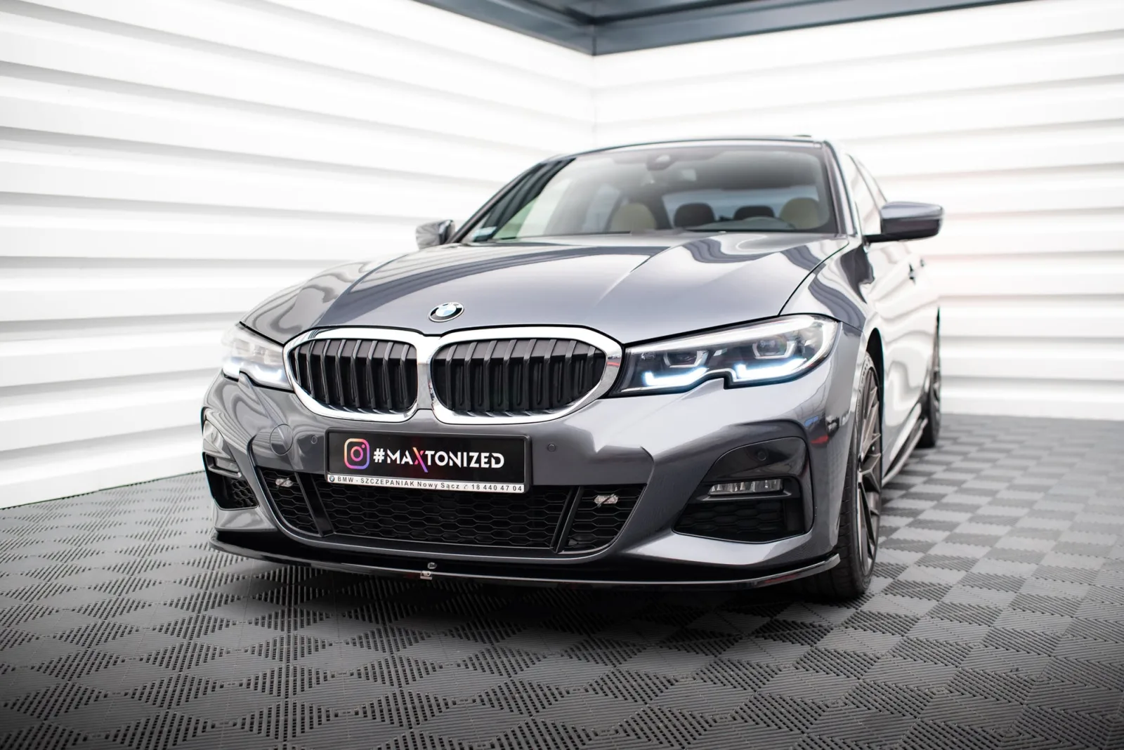 Front Splitter V.3 compatible with BMW 3 M-Pack G20
