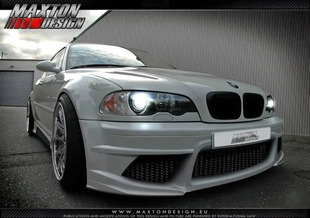 Front Bumper compatible with BMW 3 E46 4D Saloon
