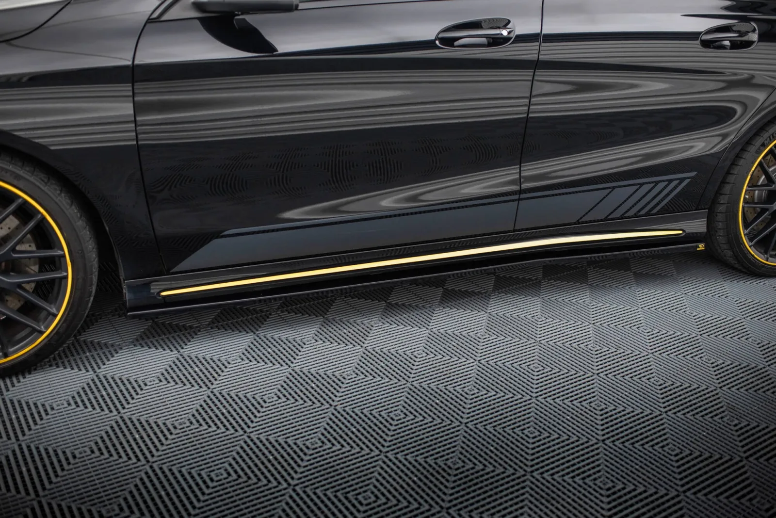Side Skirts Diffusers compatible with Mercedes-AMG CLA 45 C117 Facelift