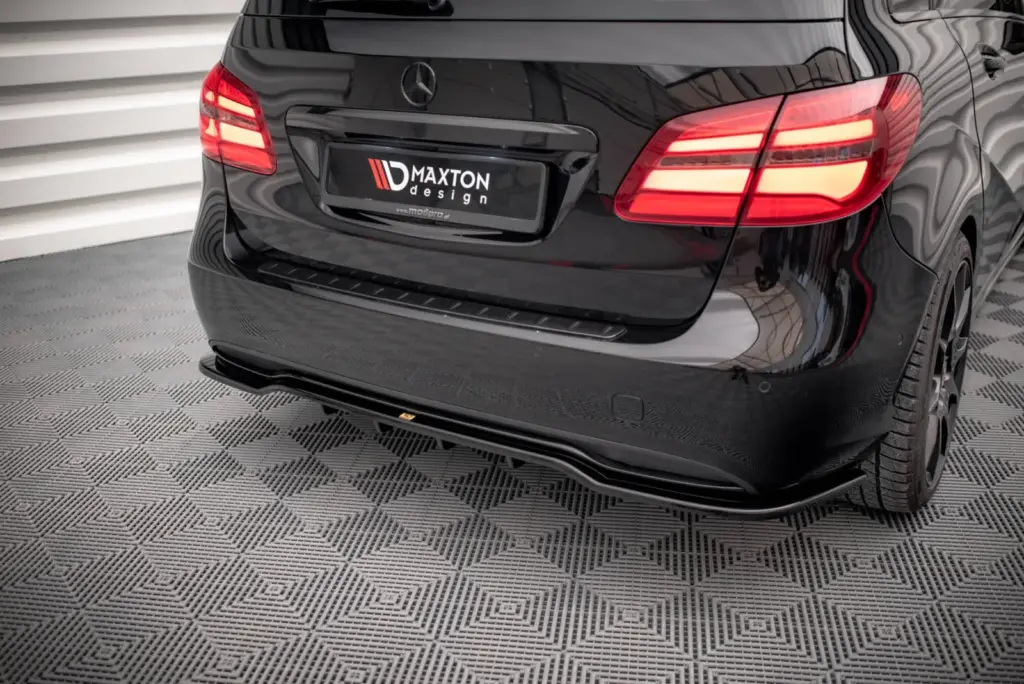 Rear Splitter (With Diffuser) compatible with Mercedes-Benz B W246 Facelift