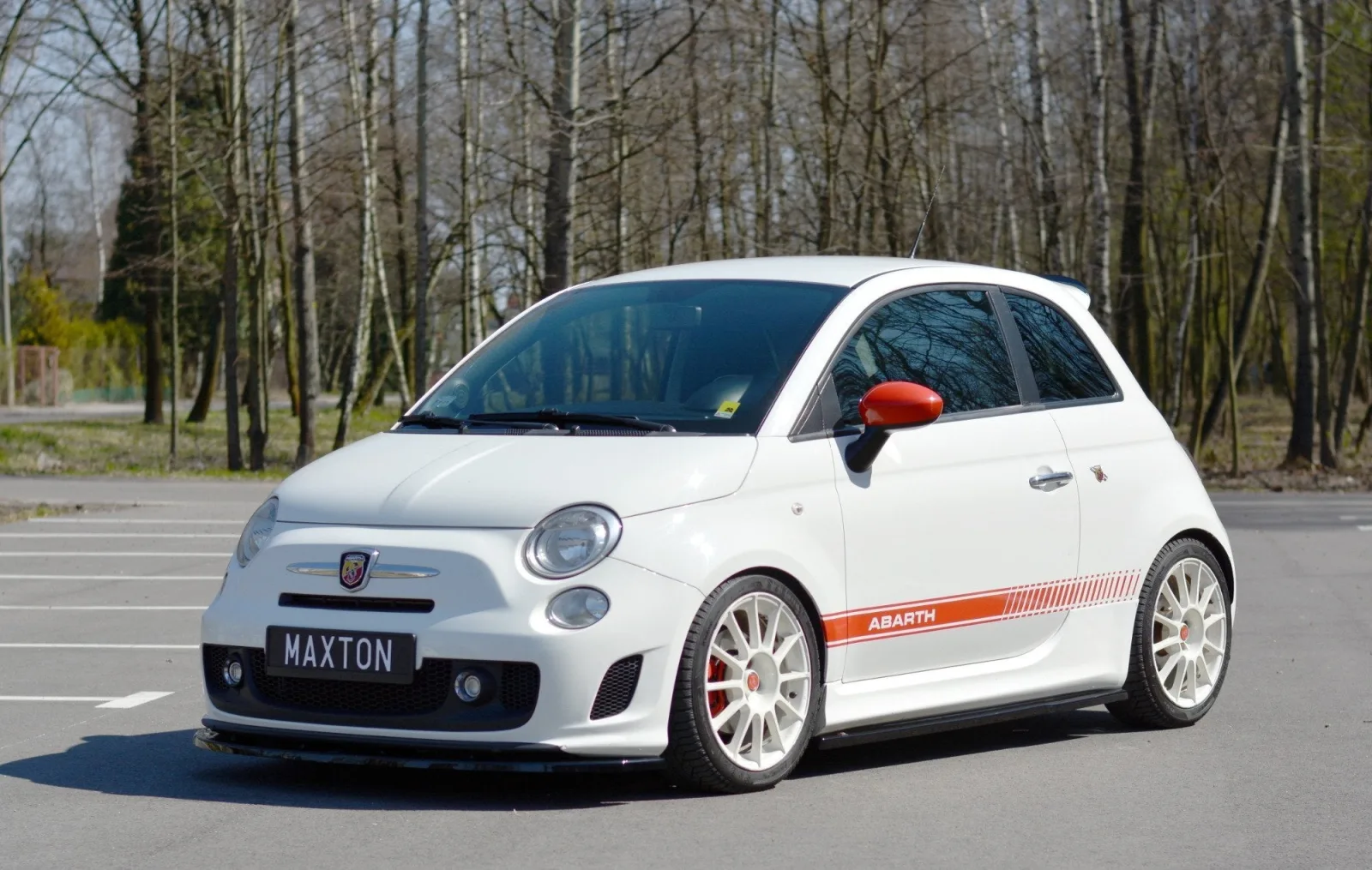 Side Skirts Diffusers compatible with Abarth 500 Mk1