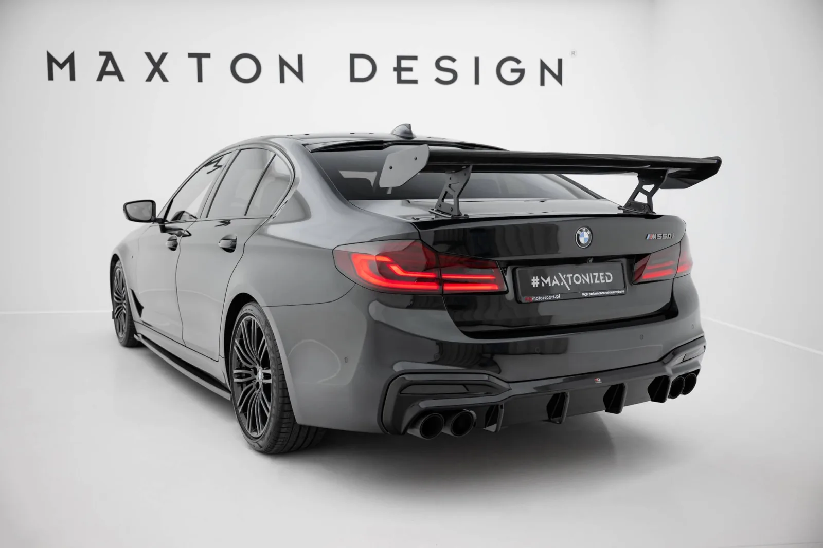 Carbon Spoiler With Internal Brackets compatible with BMW 5 / M5 Sedan G30 / F90