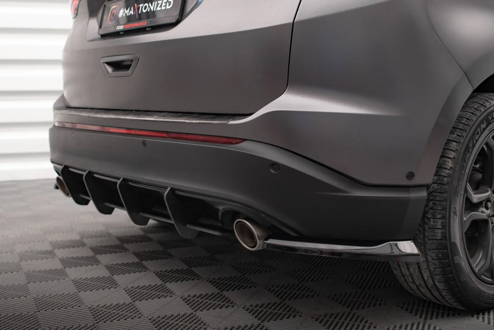 Rear Side Splitters V.1 compatible with Ford Edge Mk2
