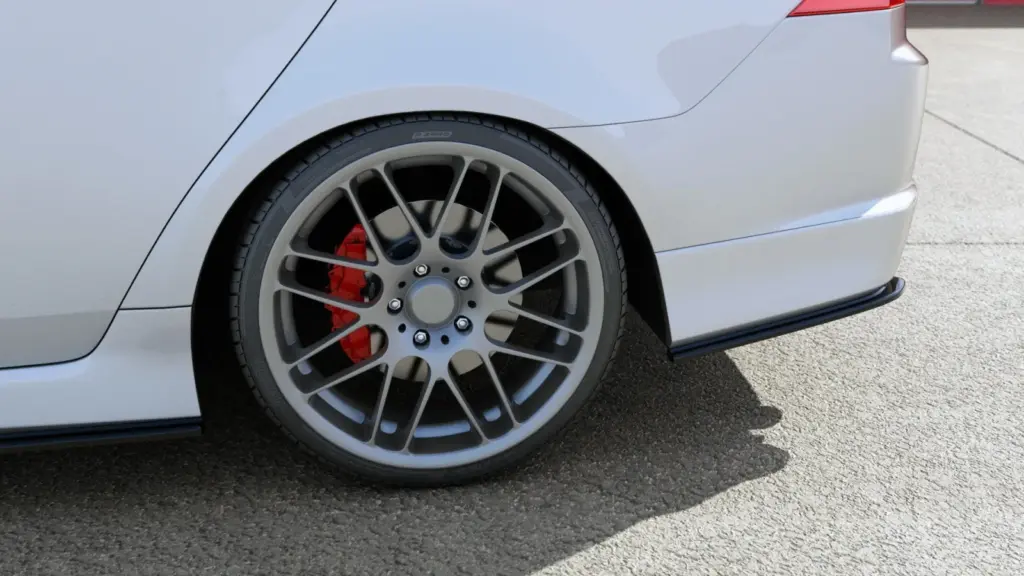 Rear Side Splitters compatible with Honda Accord VII Type-S