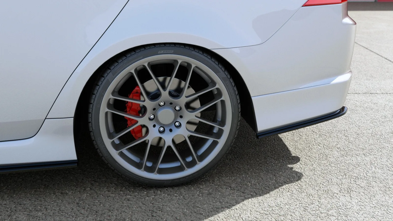 Rear Side Splitters compatible with Honda Accord VII Type-S