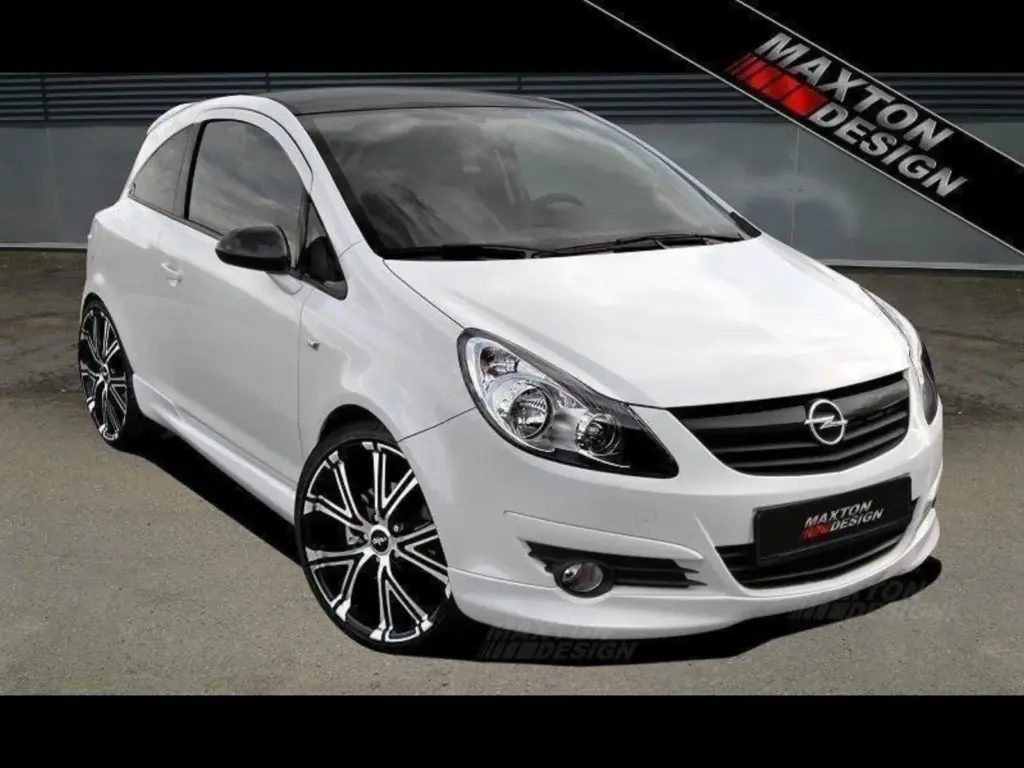 Spoiler Bumper Front compatible with Opel Corsa D Pre-Facelift