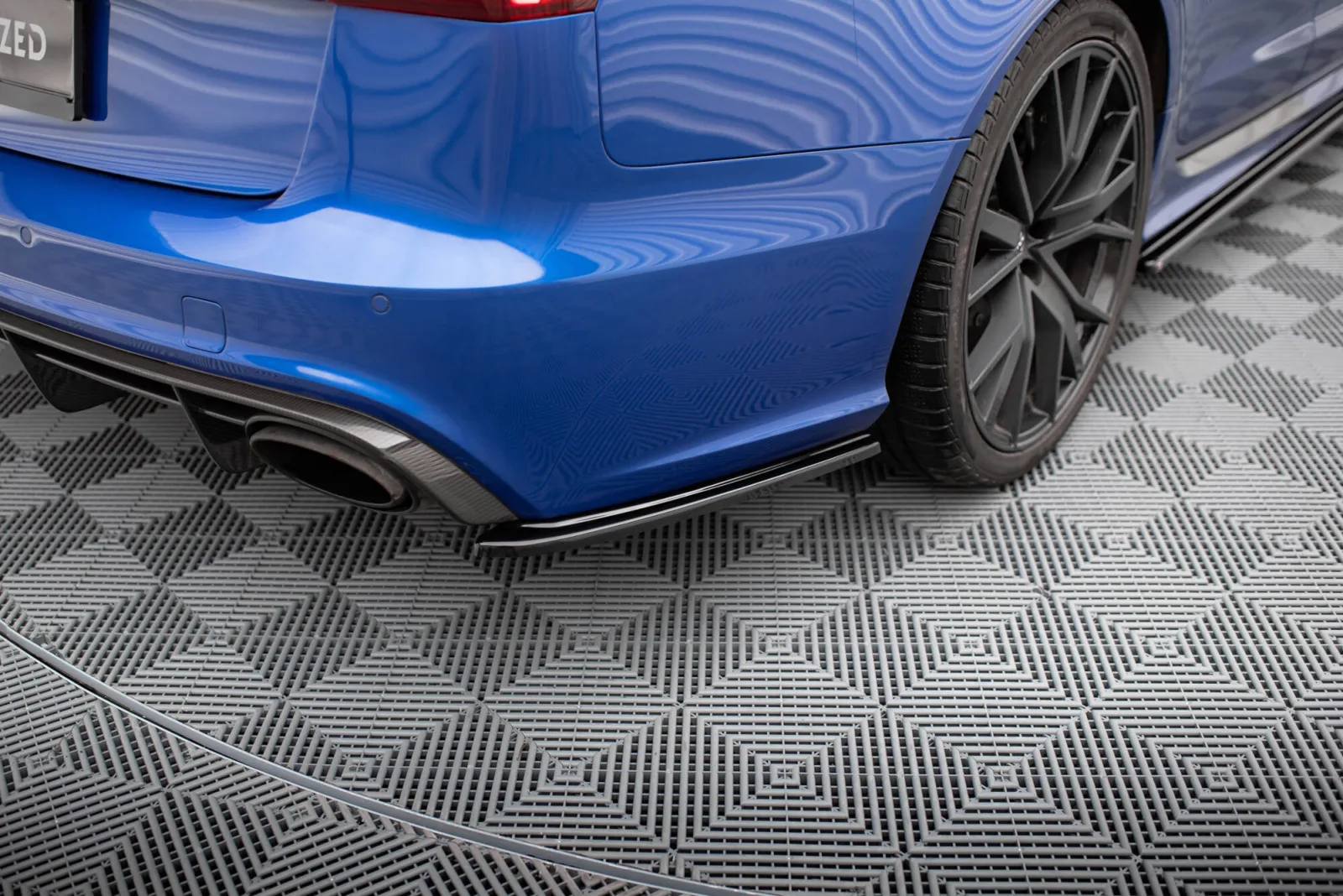 Rear Side Splitters compatible with Audi RS6 C7 / C7 Facelift