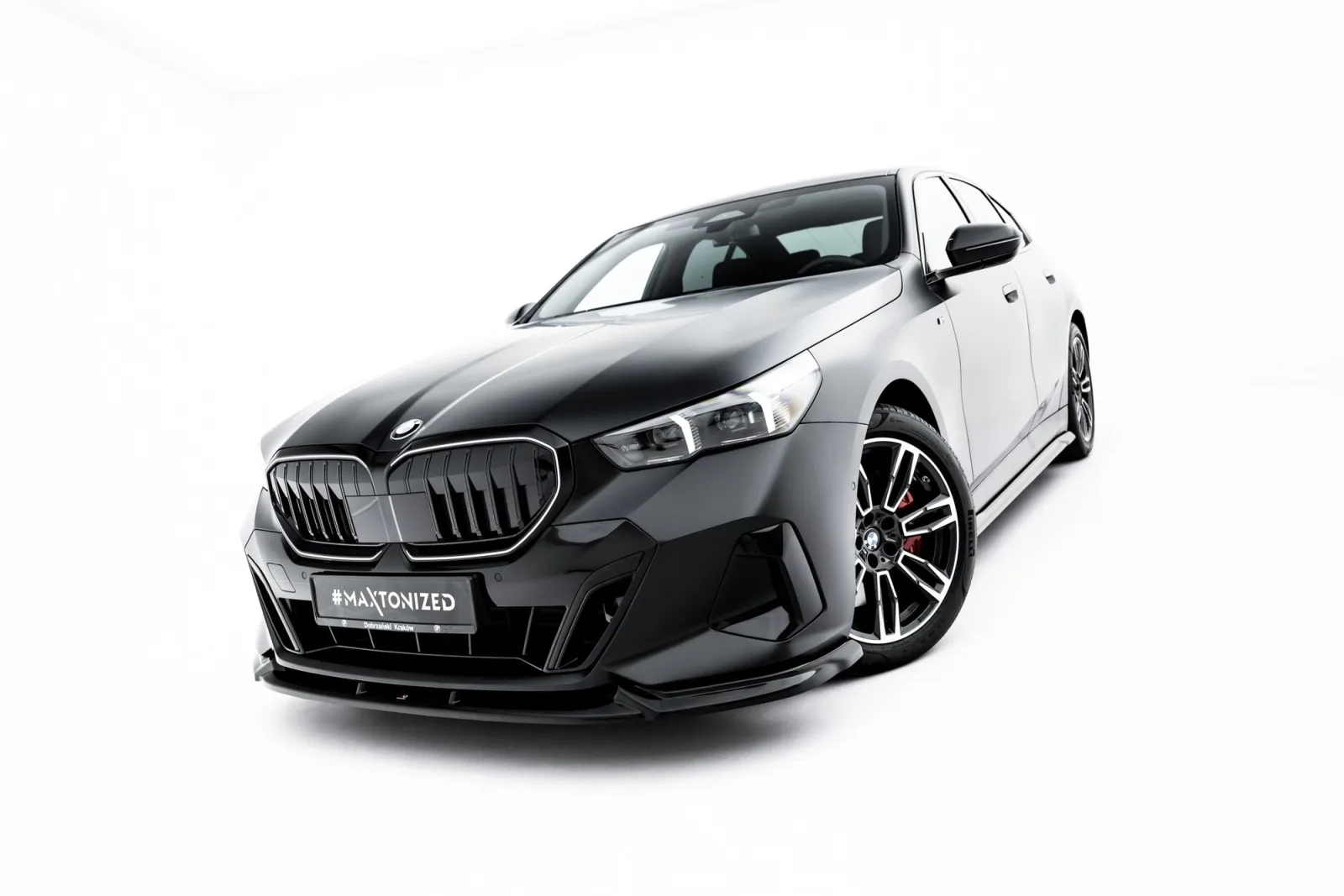 Front Splitter V.1 compatible with BMW 5 / i5 M-Pack Sedan / Touring G60 / G61