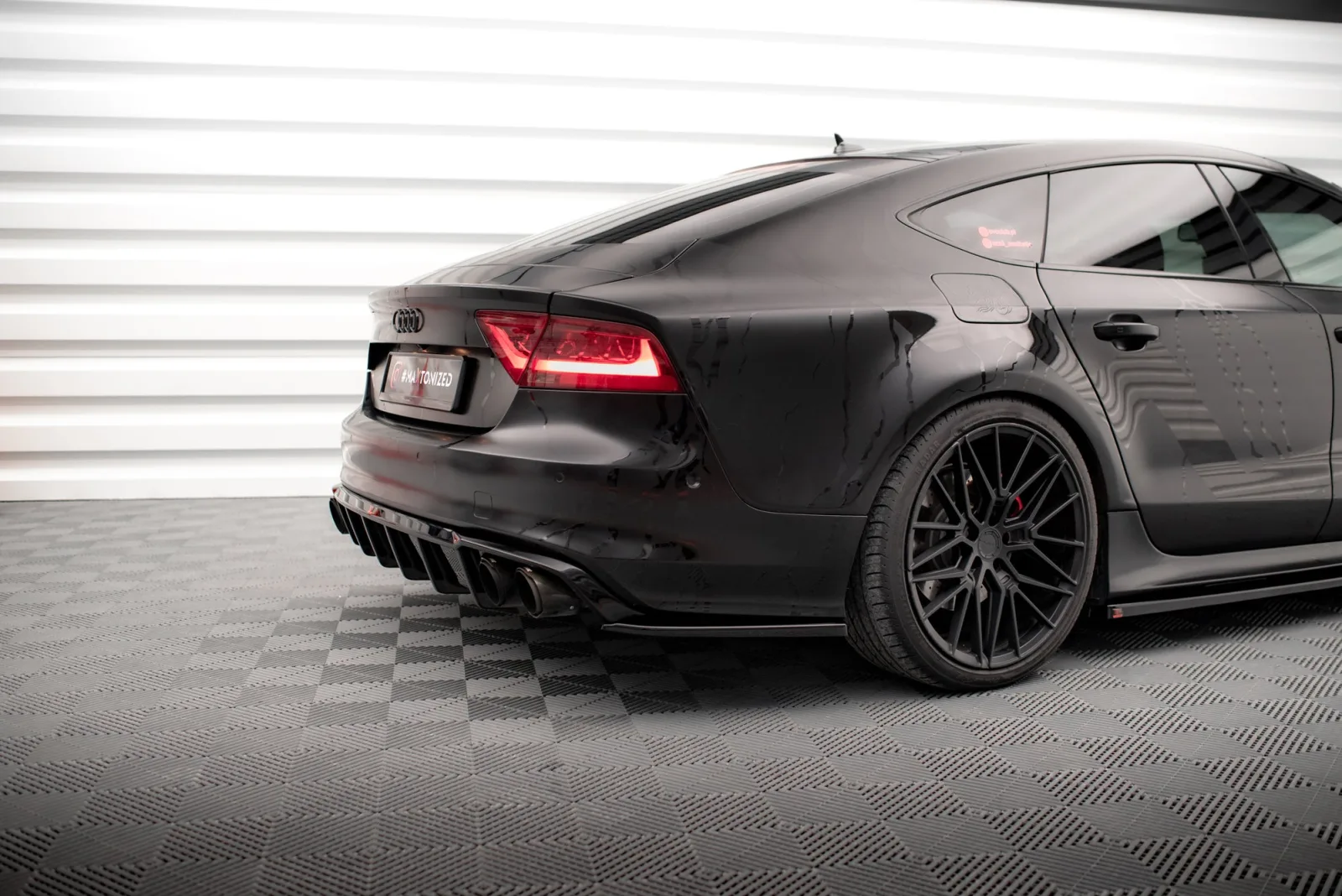Rear Side Splitters compatible with Audi A7 S-Line / S7 C7