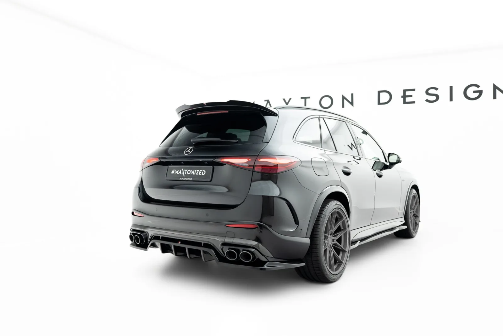 Rear Splitter (With Diffuser) compatible with Mercedes-AMG GLC 43 X254