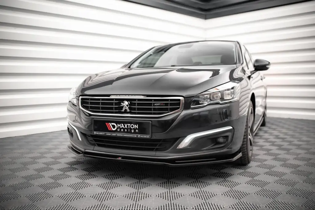 Front Splitter V.2 compatible with Peugeot 508 GT Mk1 Facelift