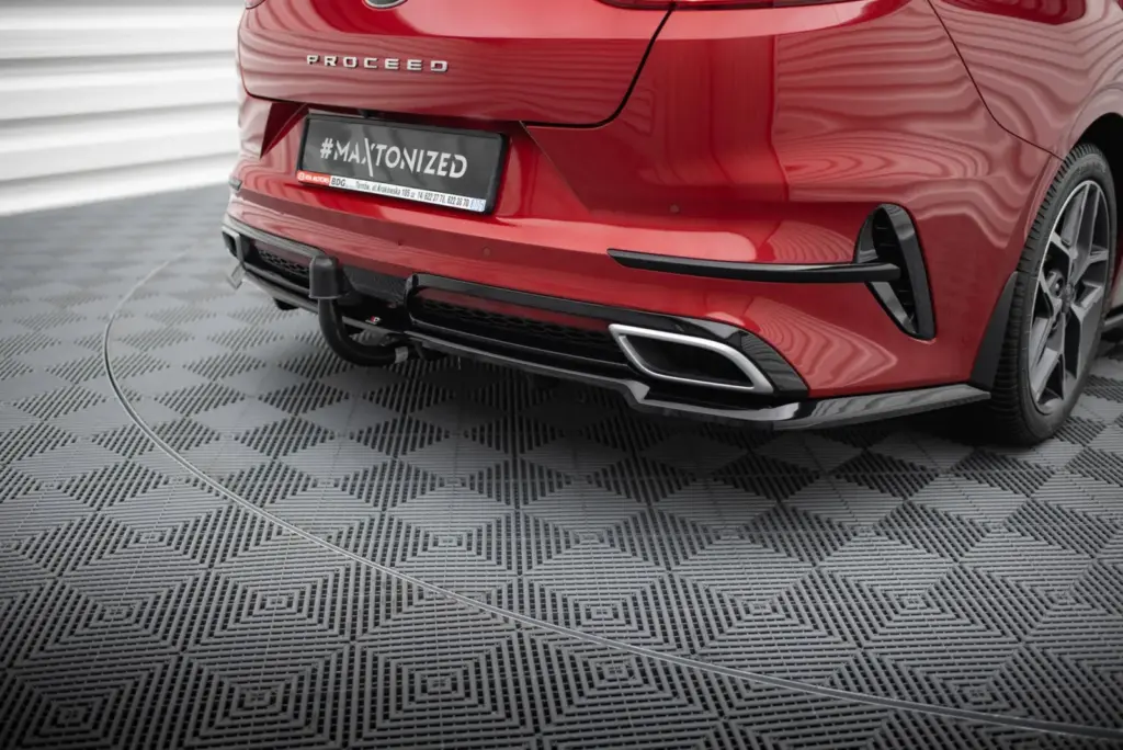 Rear Splitter (With Diffuser) compatible with Kia ProCeed GT-Line Mk1