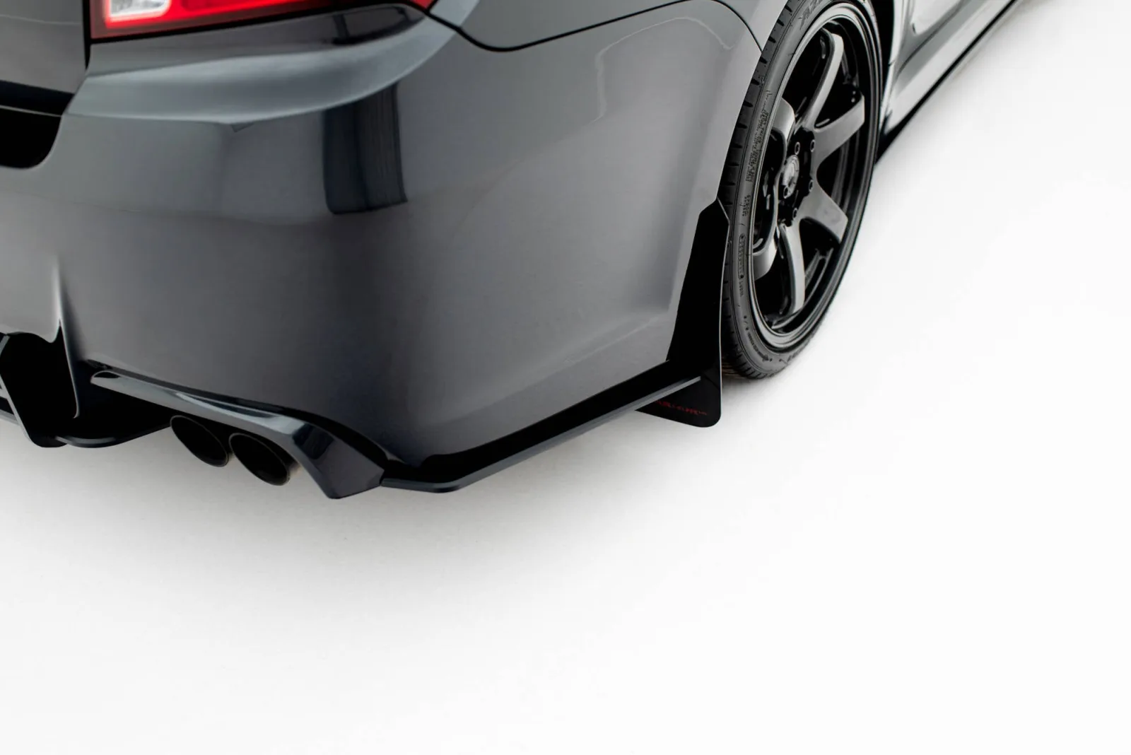 Rear Side Splitters Street Pro compatible with Subaru Impreza WRX STI Mk3 Facelift