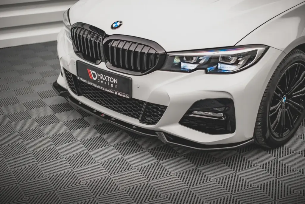 Front Splitter V.4 compatible with BMW 3 G20 / G21 M-Pack