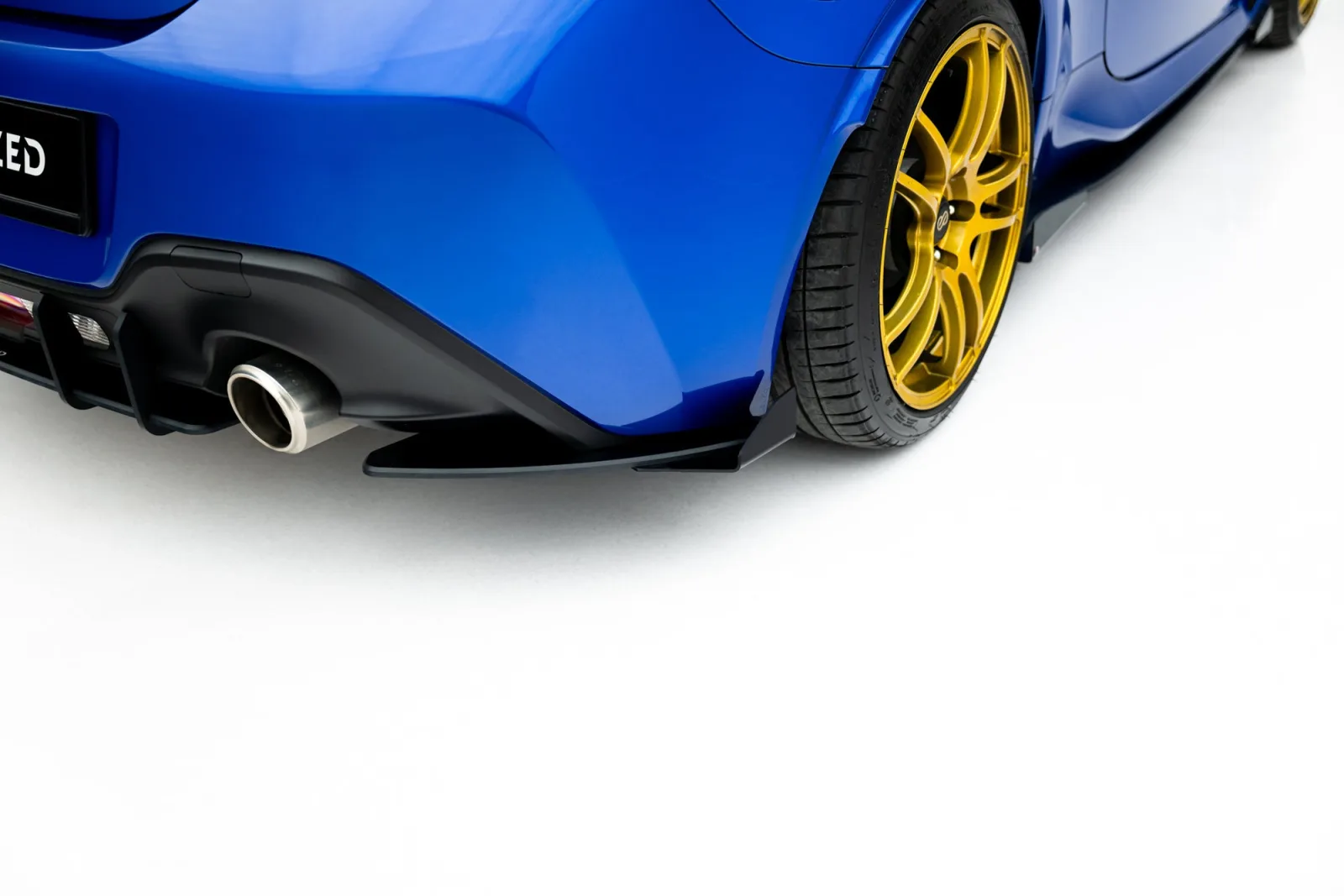 Rear Side Splitters Street Pro V.1 + Flaps compatible with Toyota GR86 Mk1