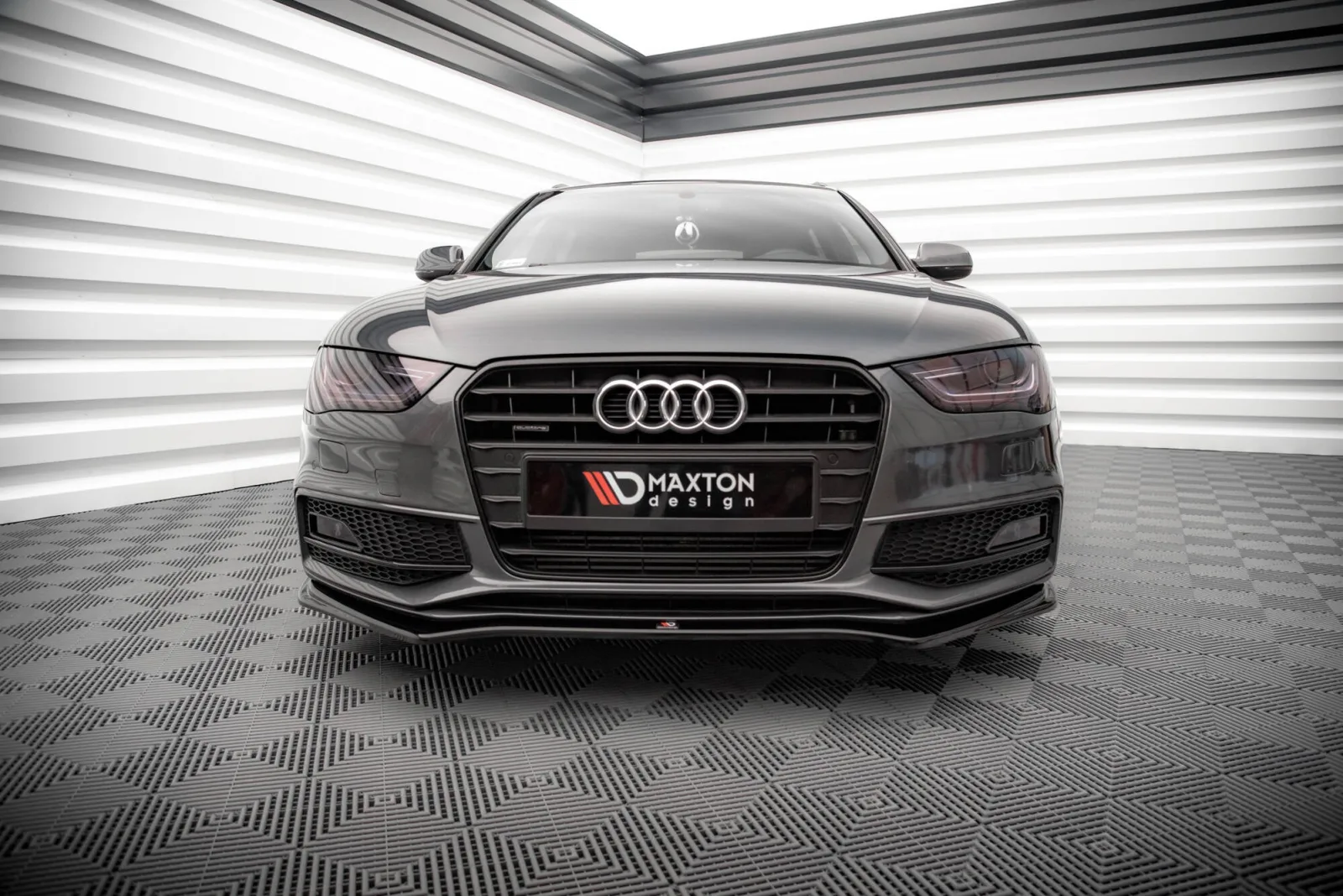 Front Splitter V.4 compatible with Audi A4 S-Line / S4 B8 Facelift