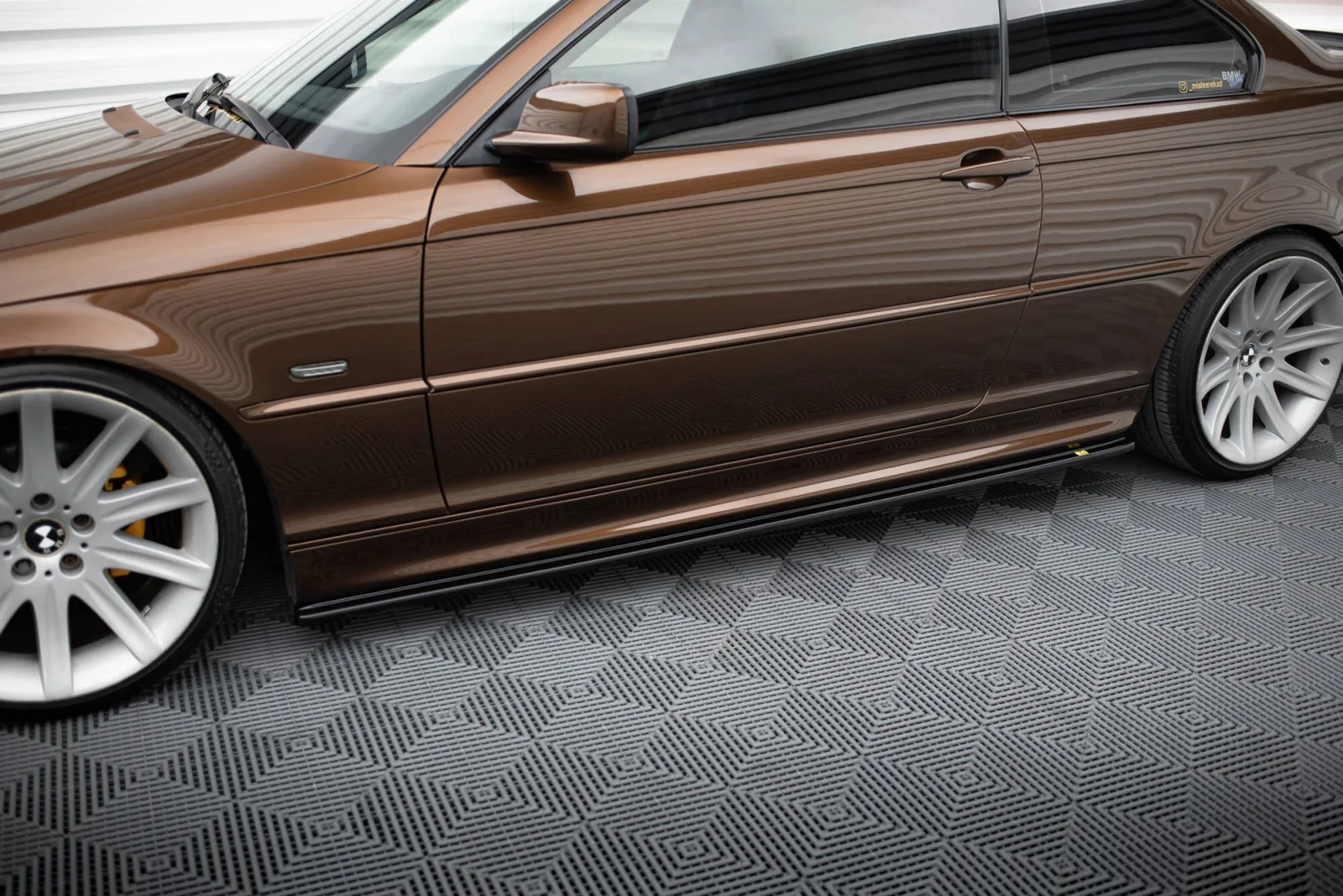 Side Skirts Diffusers V.1 compatible with BMW 3 E46 M-Pack Coupe