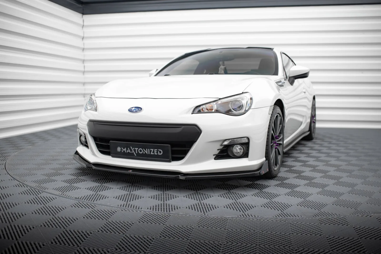 Front Splitter V.1 + Flaps compatible with Subaru BRZ Mk1