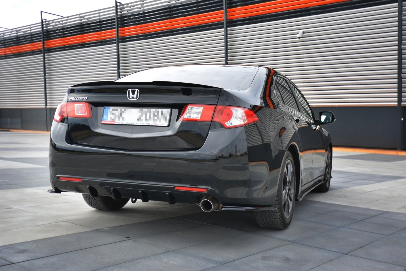 Rear Valance compatible with HONDA ACCORD MK8. (CU-SERIES) PRE-FACELIFT SEDAN