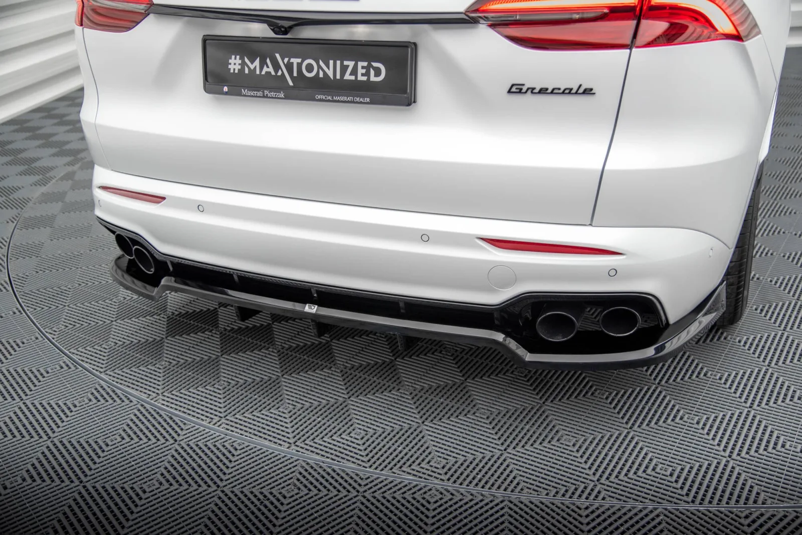 Rear Splitter (With Diffuser) compatible with Maserati Grecale GT / Modena Mk1
