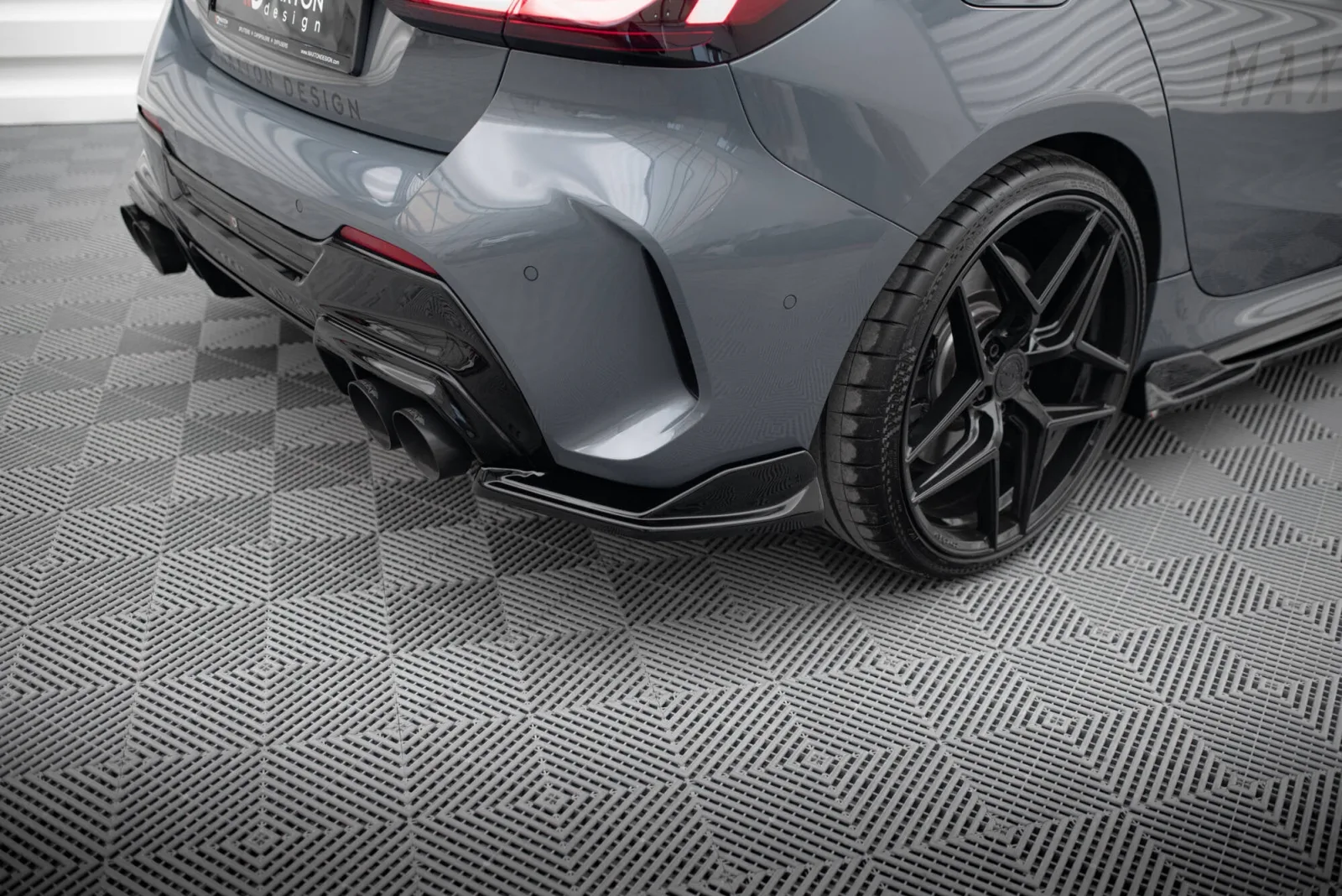 Rear Side Splitters V.4 compatible with BMW 1 M-Pack / M135i / 128ti F40