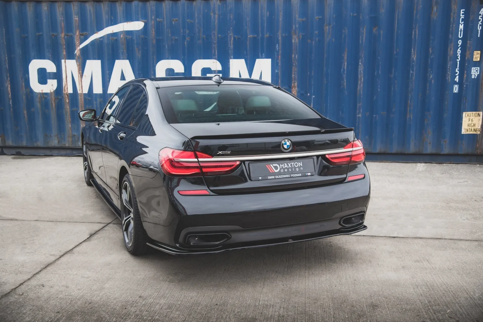 Rear Splitter compatible with BMW 7 M-Pack G11 /G12