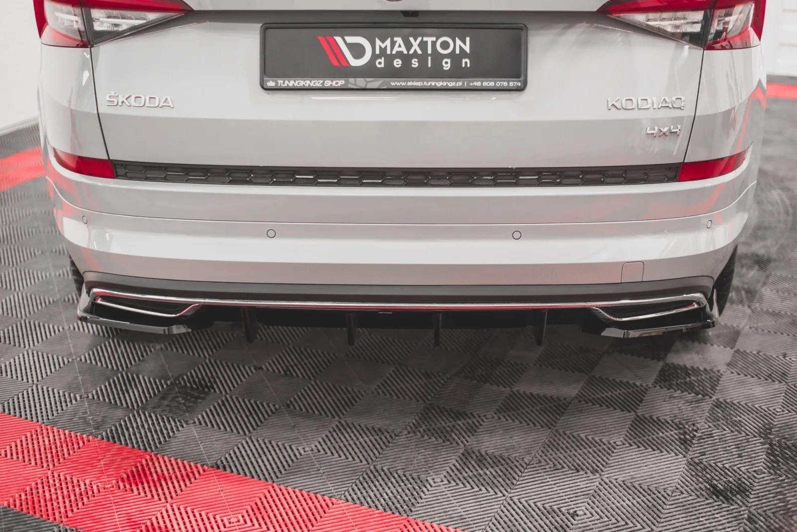 Rear Valance compatible with Skoda Kodiaq Sportline Mk1 / Mk1 Facelift