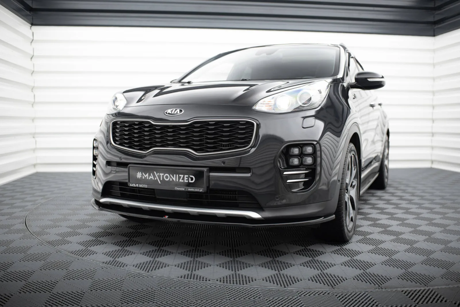 Front Splitter compatible with KIA SPORTAGE mk4 GT-Line