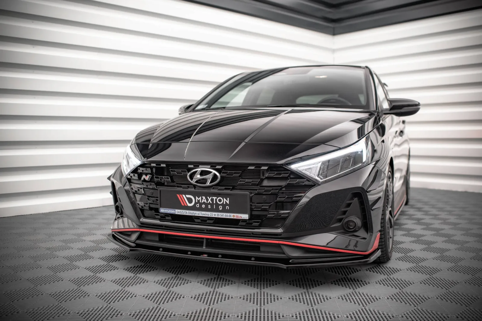 Front Splitter V.1 compatible with Hyundai I20 N Mk3